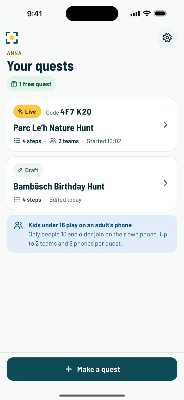 Your quests