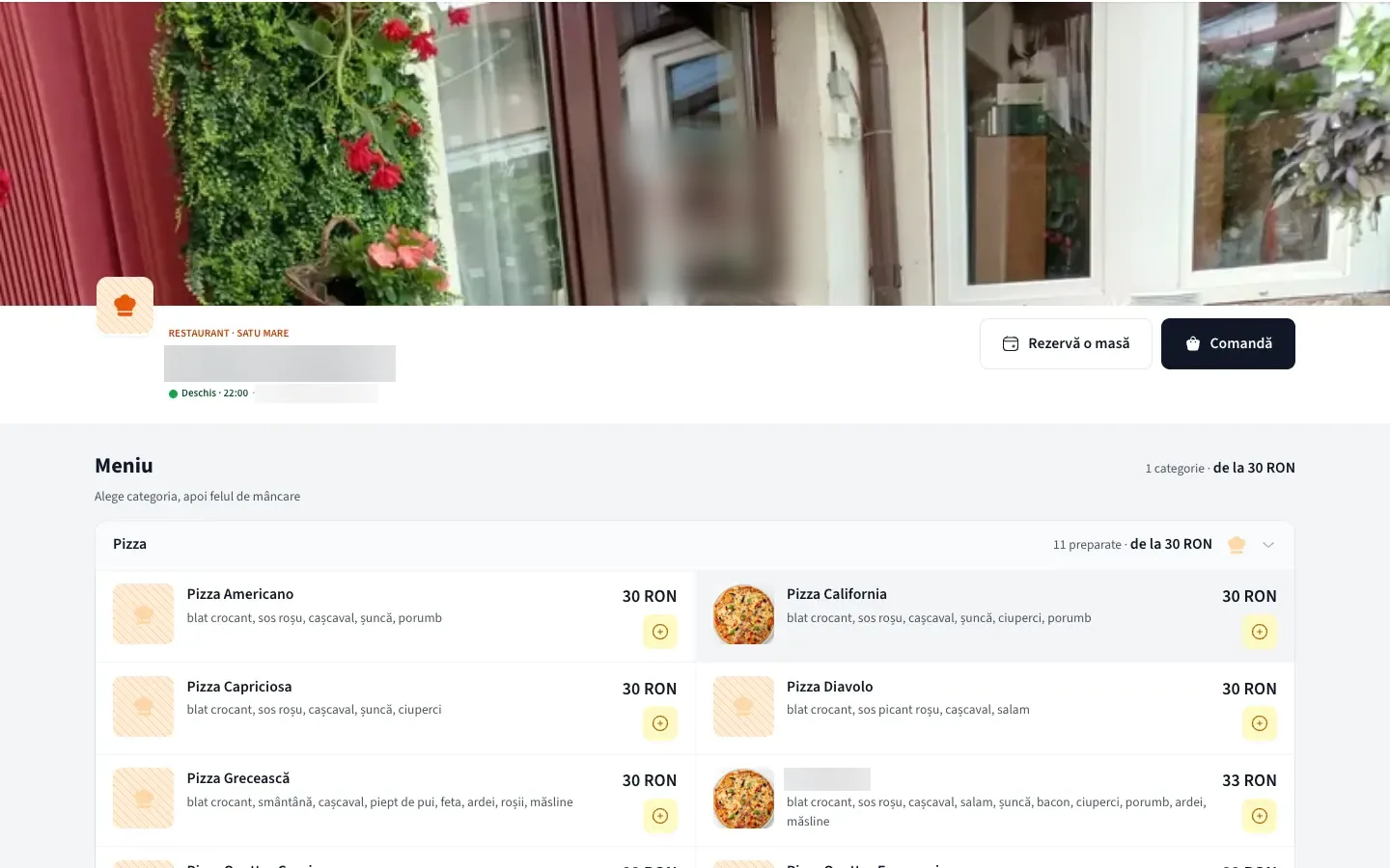 A restaurant storefront, desktop